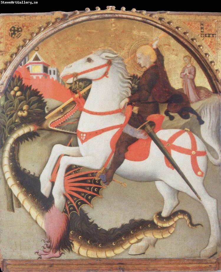 SANO di Pietro St.George and the Dragon